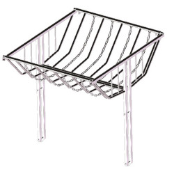Hay rack with bars & chain Hay rack with bars & chain