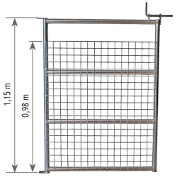 Meshed service gate
