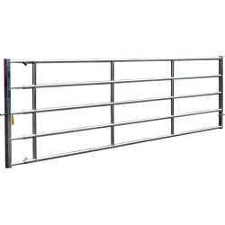 5/6 m extendable Ø 42.4 mm field gates with one latch