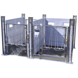 HYGIENE PRO SM calf pen with movable PE partitions HYGIENE PRO SM calf pen with movable PE partitions