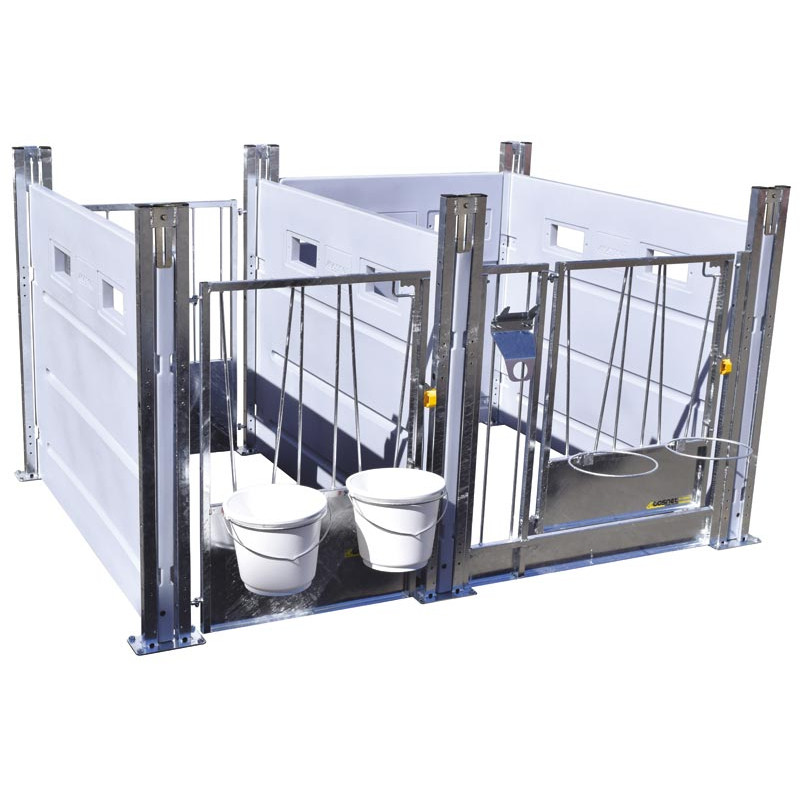 HYGIENE PRO SM calf pen with movable PE partitions HYGIENE PRO SM calf pen with movable PE partitions