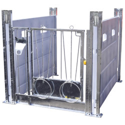 HYGIENE PRO LM calf pen with movable PE partitions HYGIENE PRO LM calf pen with movable PE partitions