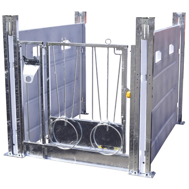 HYGIENE PRO LM calf pen with movable PE partitions HYGIENE PRO LM calf pen with movable PE partitions