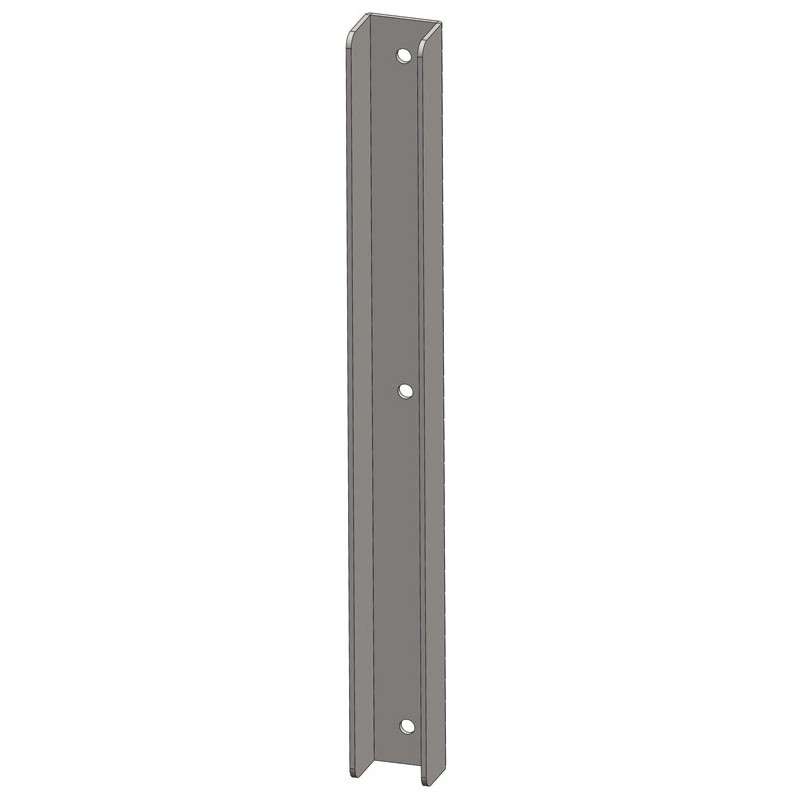U-shaped profile for rear wall mounting of HYGIENE PRO PM, GM and STANDARD GM partitions