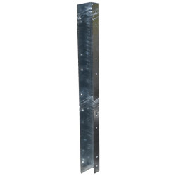 Fixing for right or left wall outlet for facade and barred rear gate