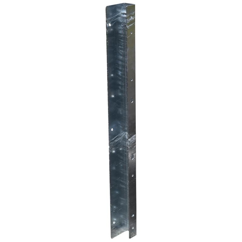 Fixing for right or left wall outlet for facade and barred rear gate