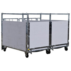 STANDARD - PVC wheeled calf box - Model DUO STANDARD - PVC wheeled calf box - Model DUO