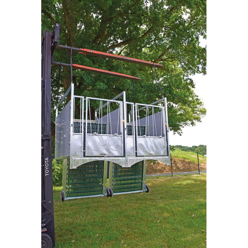 STANDARD - PVC wheeled calf box - Model DUO STANDARD - PVC wheeled calf box - Model DUO