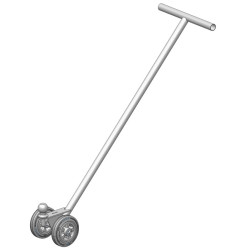 Swivel trolley to move wheeled boxes Swivel trolley to move wheeled boxes