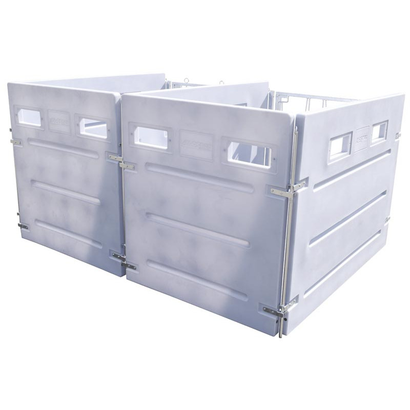 HDPE rear panel for HYGIENE PRO calf box