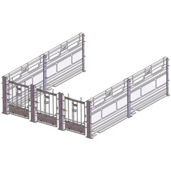 Partition for Hygiene Plus calf pen Partition for Hygiene Plus calf pen