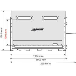 Partition for Hygiene Plus calf pen Partition for Hygiene Plus calf pen