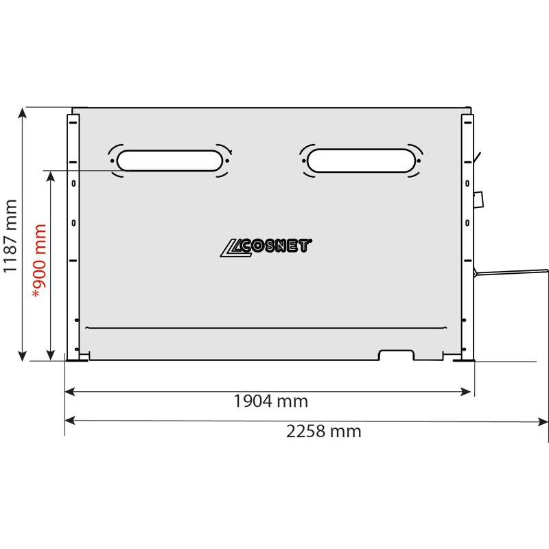 Partition for Hygiene Plus calf pen Partition for Hygiene Plus calf pen