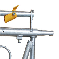 4 places/2 m JUNIOR COMFORT SR calf headlock panel without bucket holder 4 places/2 m JUNIOR COMFORT SR calf headlock panel without bucket holder