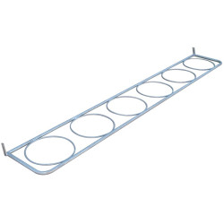 6 buckets/3 m Metal bucket holder