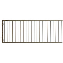 Adjustable end piece for ø42,4mm barred partition