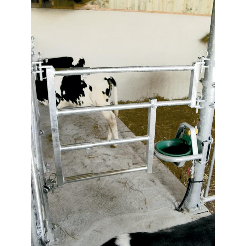 Extendable gate with drinker opening Length 0.85 to 1.20 m Extendable gate with drinker opening Length 0.85 to 1.20 m