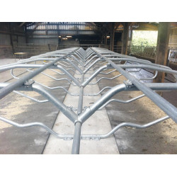 Straight Ø 49 mm wither bar for cubicle dividers Straight Ø 49 mm wither bar for cubicle dividers