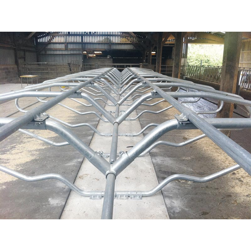 Straight Ø 49 mm wither bar for cubicle dividers Straight Ø 49 mm wither bar for cubicle dividers