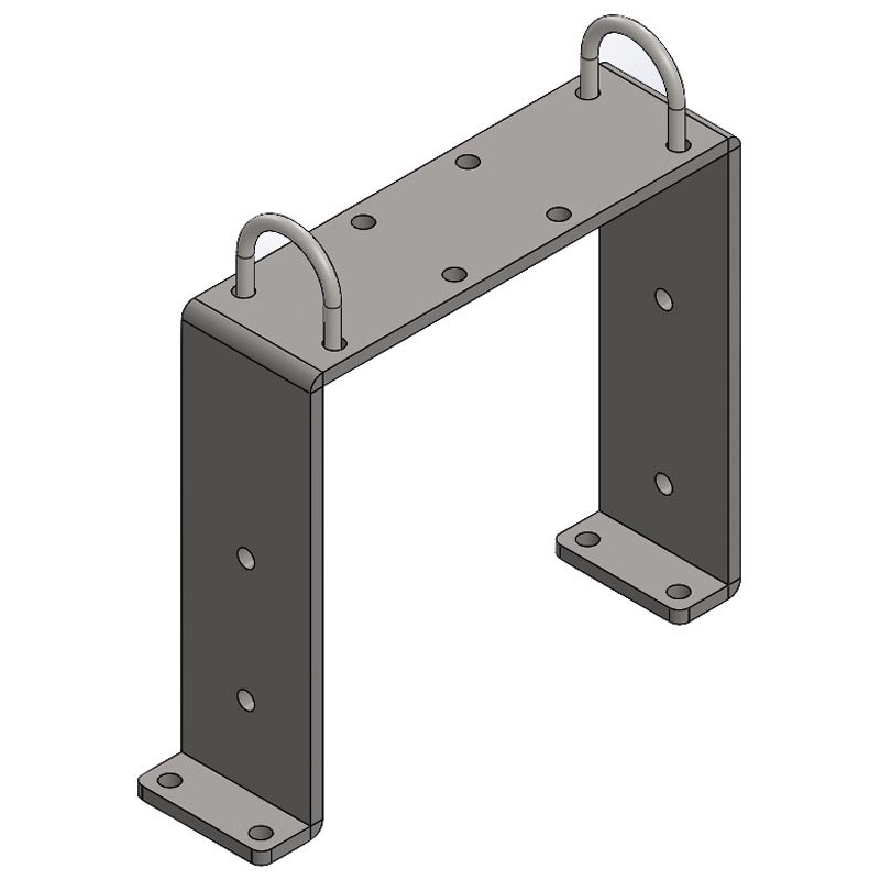 réhaussé Floor fastening support for cubicle dividers