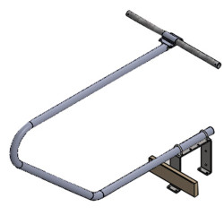 réhaussé Floor fastening support for cubicle dividers