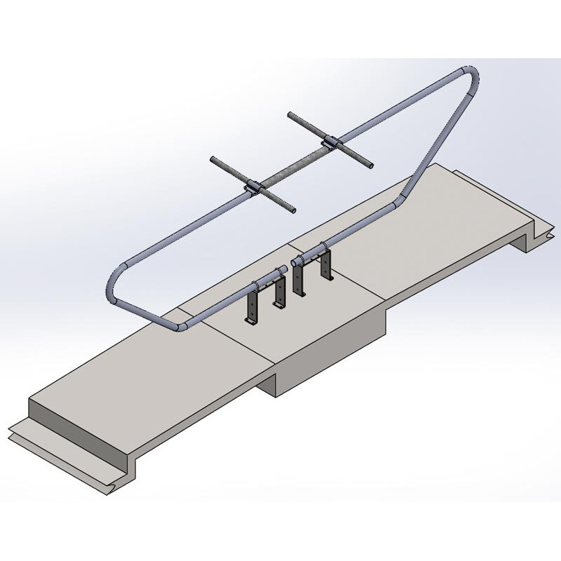 réhaussé Floor fastening support for cubicle dividers