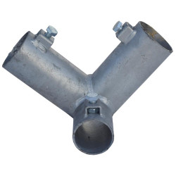 Double connection for cubicle 