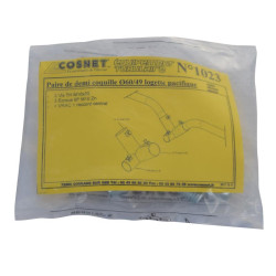 Double connection for cubicle 