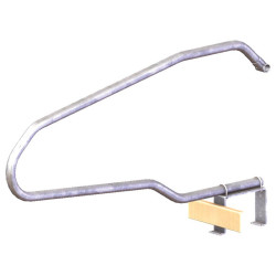 Floor fastening support for cubicle dividers