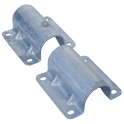 Floor fastening 1/2 bracket for self-supported cubicle dividers