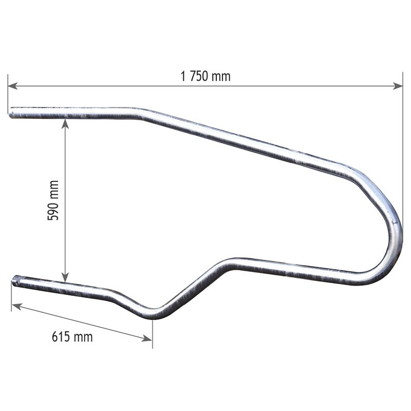 EUROPE cubicle divider for heifers L.1750 x h. 590 mm EUROPE cubicle divider for heifers L.1750 x h. 590 mm
