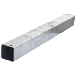 Female sleeve to connect 60 x 60 mm reinforced beams