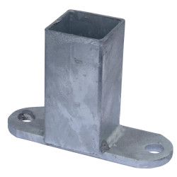 "T"-shaped fastening end for 60 x 60 mm posts