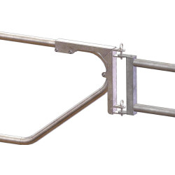 Extendable two-rail panel support for cubicle dividers "Continental and Atlantic" Extendable two-rail panel support for cubicle dividers "Continental and Atlantic"
