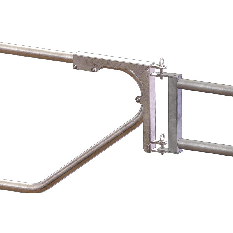 Extendable two-rail panel support for cubicle dividers "Continental and Atlantic" Extendable two-rail panel support for cubicle dividers "Continental and Atlantic"
