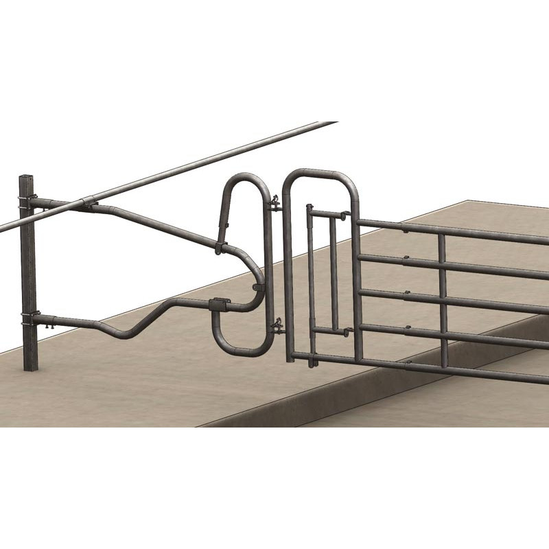 Extendable 4- and 5-rails panel support for cubicles