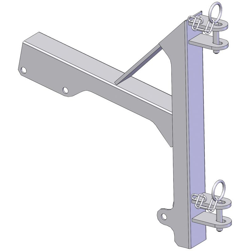 Extendable two-rail panel support for cubicle dividers "Pacific/Welfare/Single foot/Supercomfort/Europe"