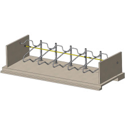 Screw-on counter-plate