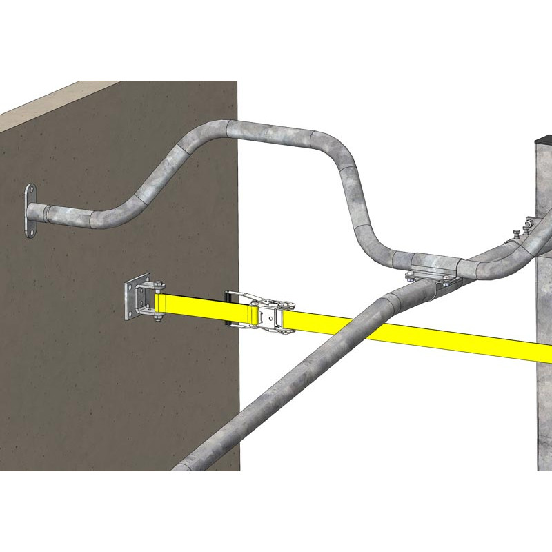 Ratchet tightener with strap (width: 50 mm)