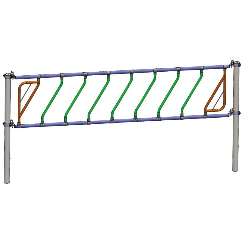 Start or end ends for diagonal feed panels in kit form Start or end ends for diagonal feed panels in kit form