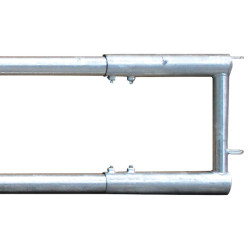 2-rail (Ø 76 mm) feed panel - 4 m