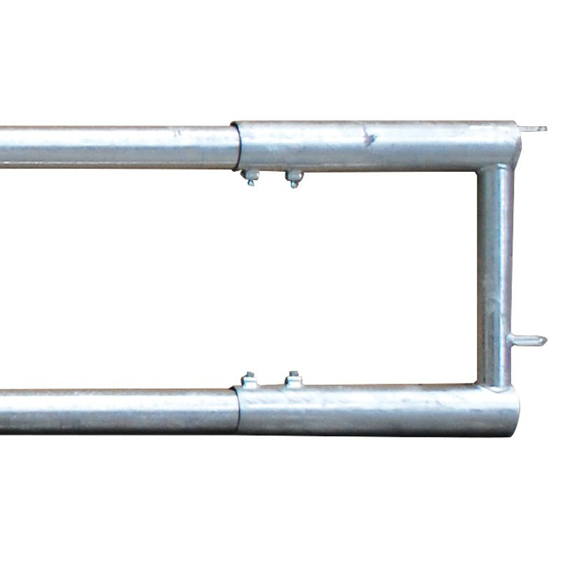 2-rail (Ø 76 mm) feed panel - 4 m
