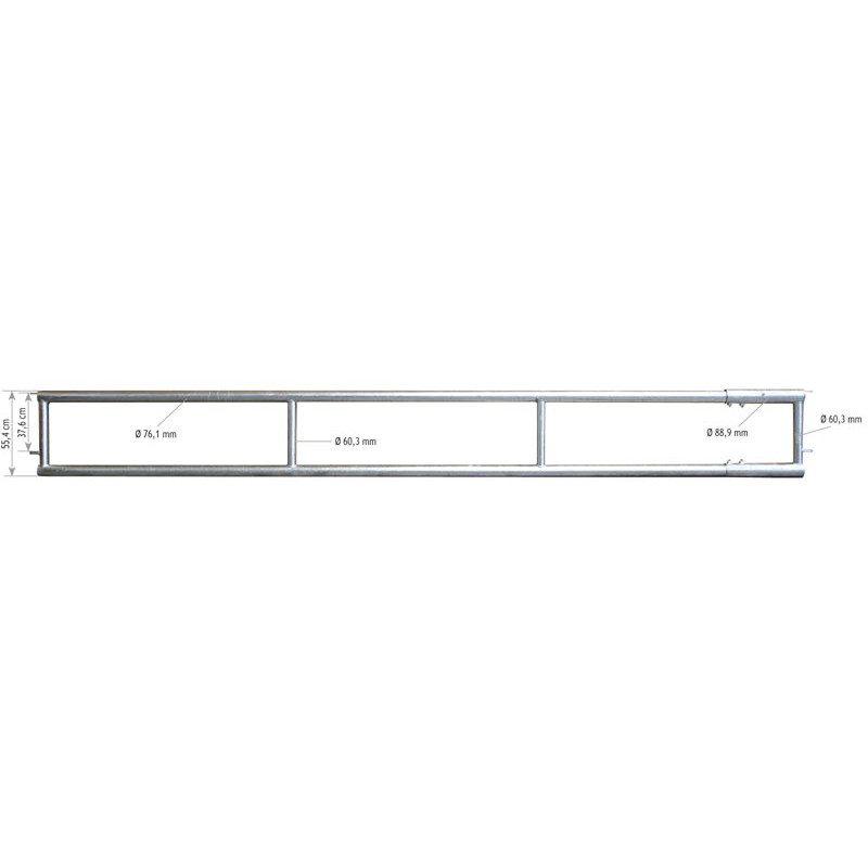 2-rail (Ø 76 mm) feed panel - 5 m 2-rail (Ø 76 mm) feed panel - 5 m