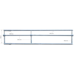 3-rail (Ø 76 mm) feed panel - 4 m 3-rail (Ø 76 mm) feed panel - 4 m