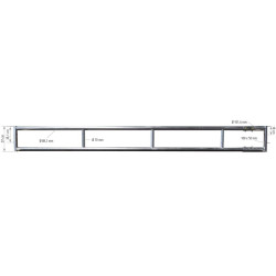 2-rail (Ø 88 mm) feed panel - 6 m 2-rail (Ø 88 mm) feed panel - 6 m
