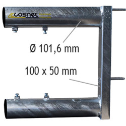 End for 2-rail feed panel - Ø 88 mm