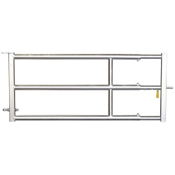 3-Rails extendable gate ø60,3mm H.0,79M for manure robot - 2/3 m