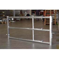 3-rail extendable panel Ø 60 mm H. 0.79 m for passage of scraper robot - 2/3 m
