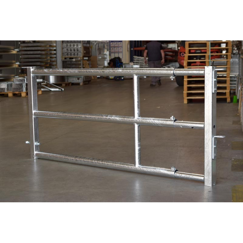 3-rail extendable panel Ø 60 mm H. 0.79 m for passage of scraper robot - 2/3 m