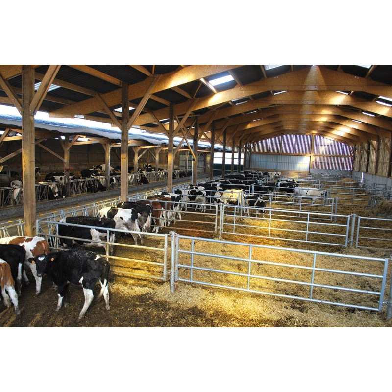 5-rail rear panel for 0.90/2 m stall barrier 